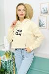148718 Baskili Ic Polarli Sweatshirt